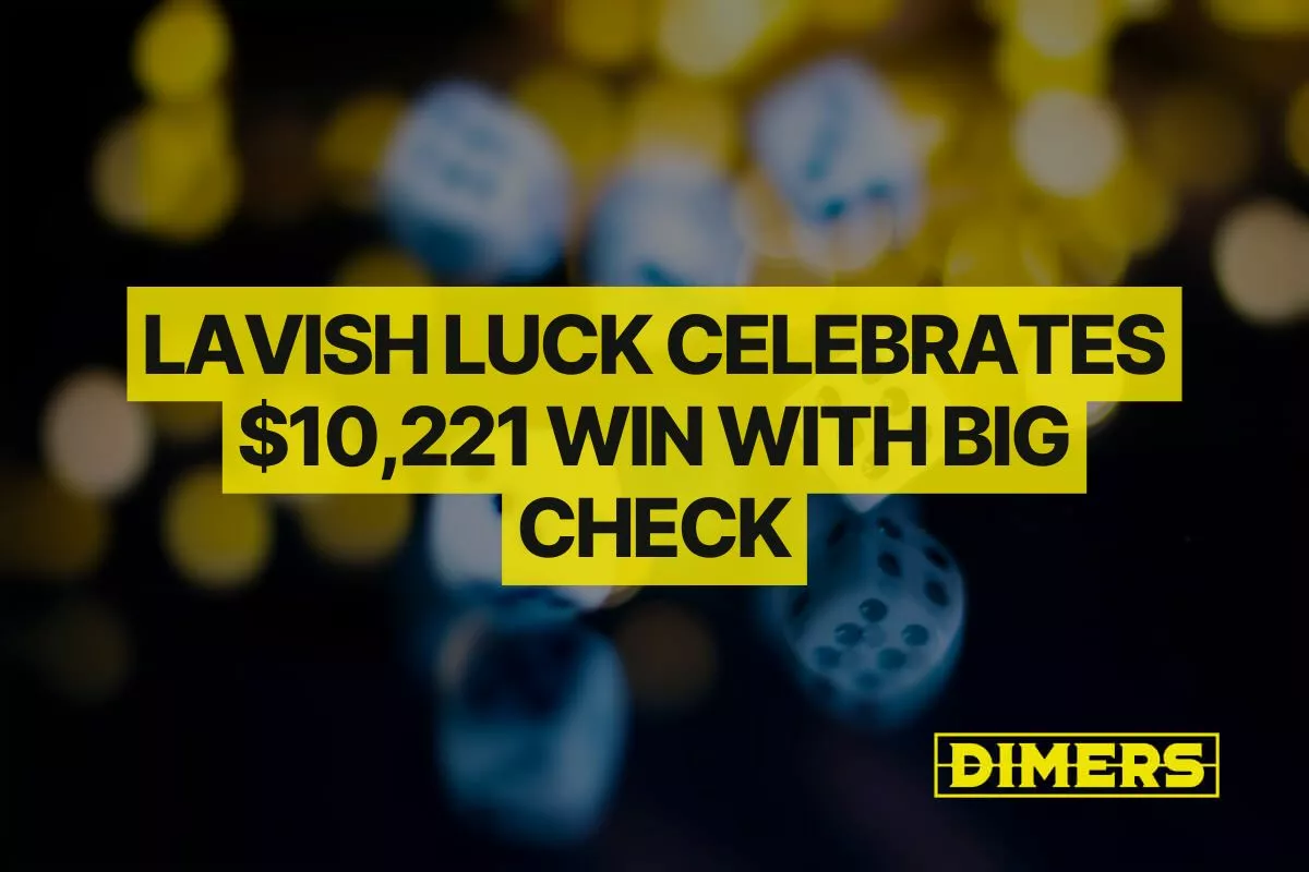 Lavish Luck Celebrates A $10,221 Win With Big Check Moments